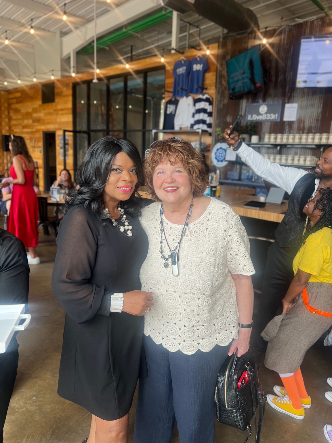Loretta McNary with Tennessee Film and TV Commissioner Linn Sitler